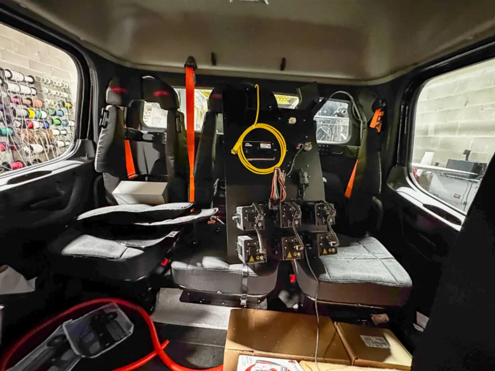 Rear module view with chevron panel pieces, photo 45 of 303.